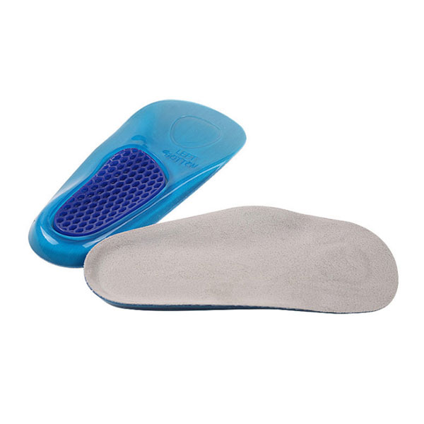 บริการจัดส่งสินค้า OEM ไมโครไฟเบอร์ซิลิโคนรองเท้าส้นพื้นรองเท้าเพื่อระงับความเจ็บปวด zg -398