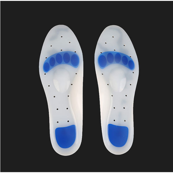 ยืดหยุ่นสูงช็อก absorber ซิลิโคนแพทย์พื้นรองเท้าระบายอากาศเท้าพังผืดอักเสบการดูแลเท้าพื้นรองเท้ากีฬา zg -427