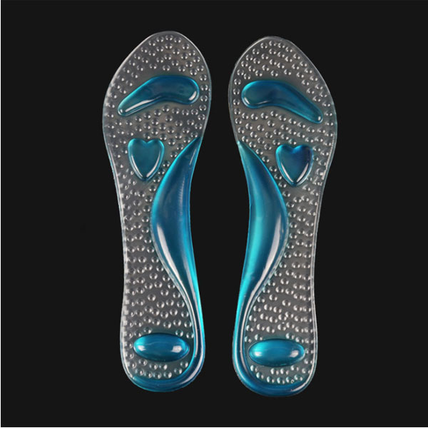 รูปแบบใหม่ของการดูแลเท้าที่สะดวกสบายและโปร่งใสยูรีเทนเจลพื้นรองเท้า zg -353