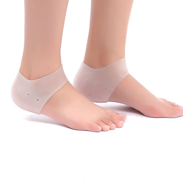 อินทรีย์ซิลิโคนป้องกันส้นเท้าบรรเทาอาการปวดแผ่นรองเท้า
